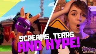 SPYRO REIGNITED TRILOGY TRAILER  Reaction [upl. by Nossah]