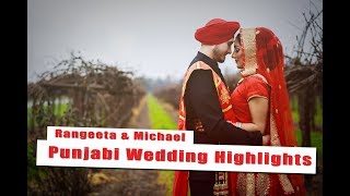 Largest Punjabi Wedding Video California  Lodi Sikh Temple California  Rangeeta amp Michael [upl. by Stegman]