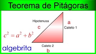 Encontrar la hipotenusa conociendo los catetos Teorema de Pitágoras 354 [upl. by Ahsikit]