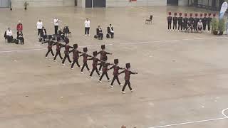 Bandolier Masters Marching Team  2019 Technical Drill [upl. by Greenquist694]