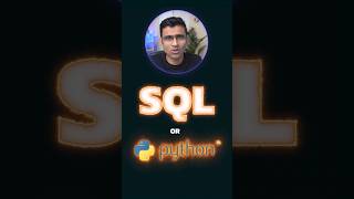 SQL or PYTHON shorts codebasics python sql programming data dataanalyst datascientist [upl. by Power299]