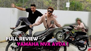 BAMIIampHAZIQ FULL REVIEW YAMAHA NVX  Macam Ni La Kalau Budak SUnat Laser Review Motor [upl. by Alyehs]