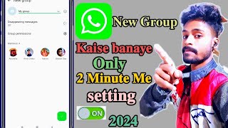 How to Create a New Group on Your Favorite Appquot WhatsApp [upl. by Adnirb]