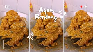 ASMR MASAK AYAM RENDANG ayamrendang asmrcooking [upl. by Damon]