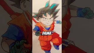 Drawing Kid goku from Dragon Ball Daima drawing shorts goku dragonball daima art sketch [upl. by Jameson949]