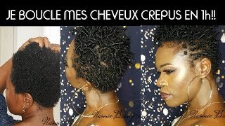 TUTO COMMENT BOUCLER LES CHEVEUX CREPUS COURTS ET LONGS [upl. by Seton]