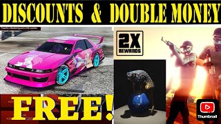 This Weeks Discounts And Double Money Rewards  GTA Online [upl. by Gokey]