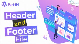 How to Custom Header amp Footer Codes in Wordpress Theme  WordPress Theme Development [upl. by Neelhtak]