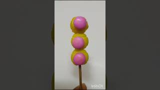 Center fruit tennis ball with pink jems chocolate popsicle youtubeshorts tranding rashmipandit [upl. by Ahsekad]