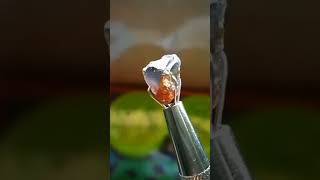 Natural Gemstone😍💎 Sapphire Gems Gemology Viral Ytshorts White [upl. by Kciredes]