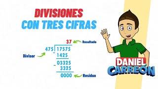 DIVISION CON TRES CIFRAS Super facil  Para principiantes [upl. by Ronalda]