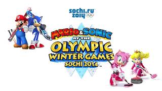 Mario amp Sonic Sochi Main Menu Alternate version [upl. by Analiese734]