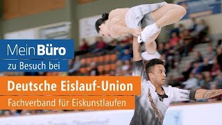 MeinBüro zu Besuch bei Deutsche EislaufUnion DEU [upl. by Inalel]