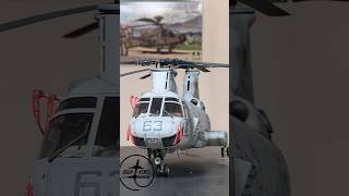 Timelapse  Scale Model  CH46 Sea Knight [upl. by Nalaf]