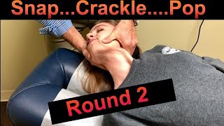 Full Spine Chiropractic Adjustment with LOUD CRACKS [upl. by Ellenohs]