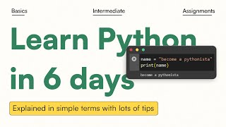 All the Python Basics you need to Build a project  Python tutorial for beginners  2024 [upl. by Animehliw]