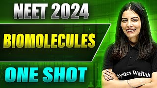 BIOMOLECULES in 1 Shot FULL CHAPTER COVERAGE TheoryPYQs  Prachand NEET 2024 [upl. by Nalliuq684]