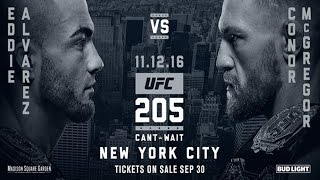 Conor McGregor vs Eddie Alvarez Full Fight UFC 205 Video [upl. by Barraza]