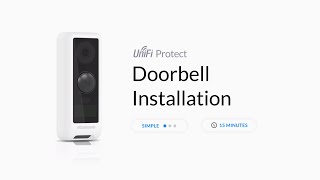 How to Install Ubiquiti UniFi Protect G4 Doorbell [upl. by Demaggio564]