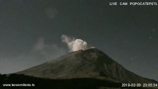 Monitoreo Volcán Popocatepetl EN VIVO [upl. by Parsons278]