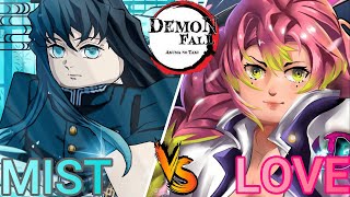 Demonfall Mist Breathing Vs Love Breathing Ranked 1v1 [upl. by Ariad]