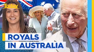 Aussies travel from far and wide to see King Charles III and Queen Camilla  Today Show Australia [upl. by Cousins]