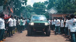 Babs Monster Truck at Perumon Engineering College  Auto Show  Official After movie  N1Concepts [upl. by Allemac411]