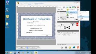 How to Make Certificates in Easy Flyer Creator 30 using Mail Merge Feature [upl. by Allista]