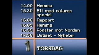 Kanal 1start  Hemmaintro 19931125 [upl. by Falda]