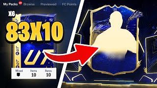 OPENING MY 83 x10 amp 84 x5 PACKS DURING TOTY 😱 FC 24 Ultimate Team [upl. by Sunny]