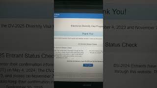 httpsdvprogramstategovESCCheckStatusaspx DV EDV DVRESULT dv dv2025 [upl. by Dionne614]