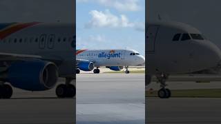 Allegiant airline pulling in [upl. by Surad]