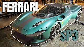 INCROYABLE FERRARI SP3 🤯  Carspotting à MONACO [upl. by Analihp]