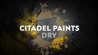 How to Paint Citadel Dry Paints [upl. by Ynnal]