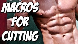 MACROS MADE EASY How to Calculate Macros for a Successful Cut Bodybuilding [upl. by Armahs]