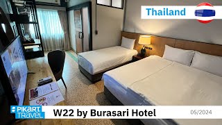 Review W22 by Burasari Hotel Bangkok Thailand [upl. by Etnohs]