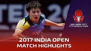 2017 India Open Highlights Yuya Oshima vs Masataka Morizono R16 [upl. by Ikcin655]