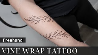 FREEHAND VINE TATTOO [upl. by Sieracki319]