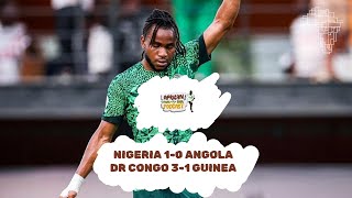 Nigeria 10 Angola Lookman propels Naija to victory ⎸ DR Congo 31 Guinea Leopards in semis [upl. by Gagne464]