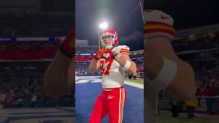 For you Chiefs Kingdom 🫶 shorts chiefs nflplayoffs arrival traviskelce [upl. by Goldshlag]