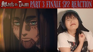 ATTACK ON TITAN FINALE  THE FINAL CHAPTERS SPECIAL 2 EPISODE FULL BLIND REACTION ERENS SACRIFICE [upl. by Alisia43]