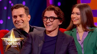 Henry Cavill Tom Holland amp Zendaya Talk About Their Nerdy Hobbies  The Graham Norton Show [upl. by Kursh]