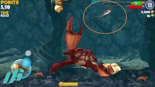 Hungry Shark Evolution 4  HIU Vs MONSTER KEPITING  Dolanan Game [upl. by Tadashi]