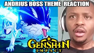 Genshin Impact Reaction  ANDRIUS BOSS THEME Phase 1 and 2 Genshin Impact OST [upl. by Avram]