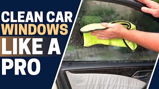 How to Clean Car Windows Without Streaks [upl. by Anigger]