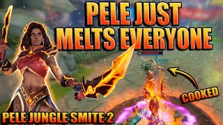 This Build Makes Pele MELT Through EVERYONE  Best Pele Jungle Build Smite 2  Play by Play Smite 2 [upl. by Cinimod]