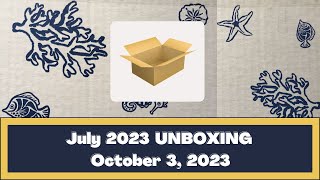 July Order Lug Unboxing  October 3 2023 [upl. by Kaliski]