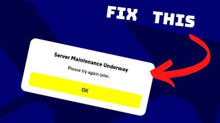 How to Fix “Server Maintenance Underway” in eFootball 2024 [upl. by Pamela103]