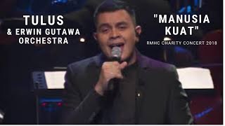 Tulus  Manusia Kuat ft Erwin Gutawa Orchestra RMHC Charity Concert 2018 [upl. by Albertson750]