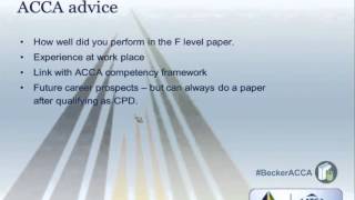 Essential Information ACCA P Papers  Which Options [upl. by Bertina]